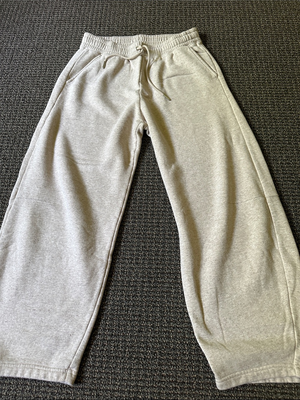 Abercrombie barrel leg sweatpants medium